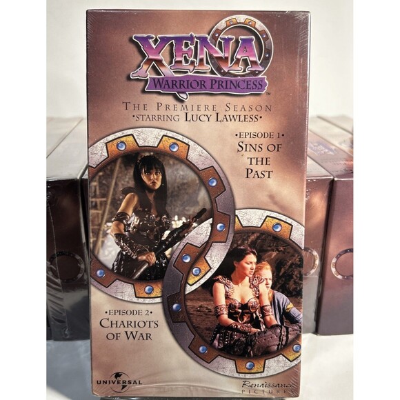 XENA Warrior Princess (VHS,'99) Season 1 -12 Tapes,Lucy Lawless-11 Sealed 1 open - Picture 3 of 4